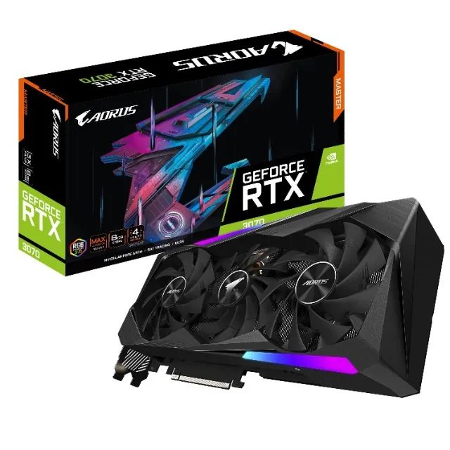 Placa de Vídeo GeForce RTX 3070 AORUS MASTER