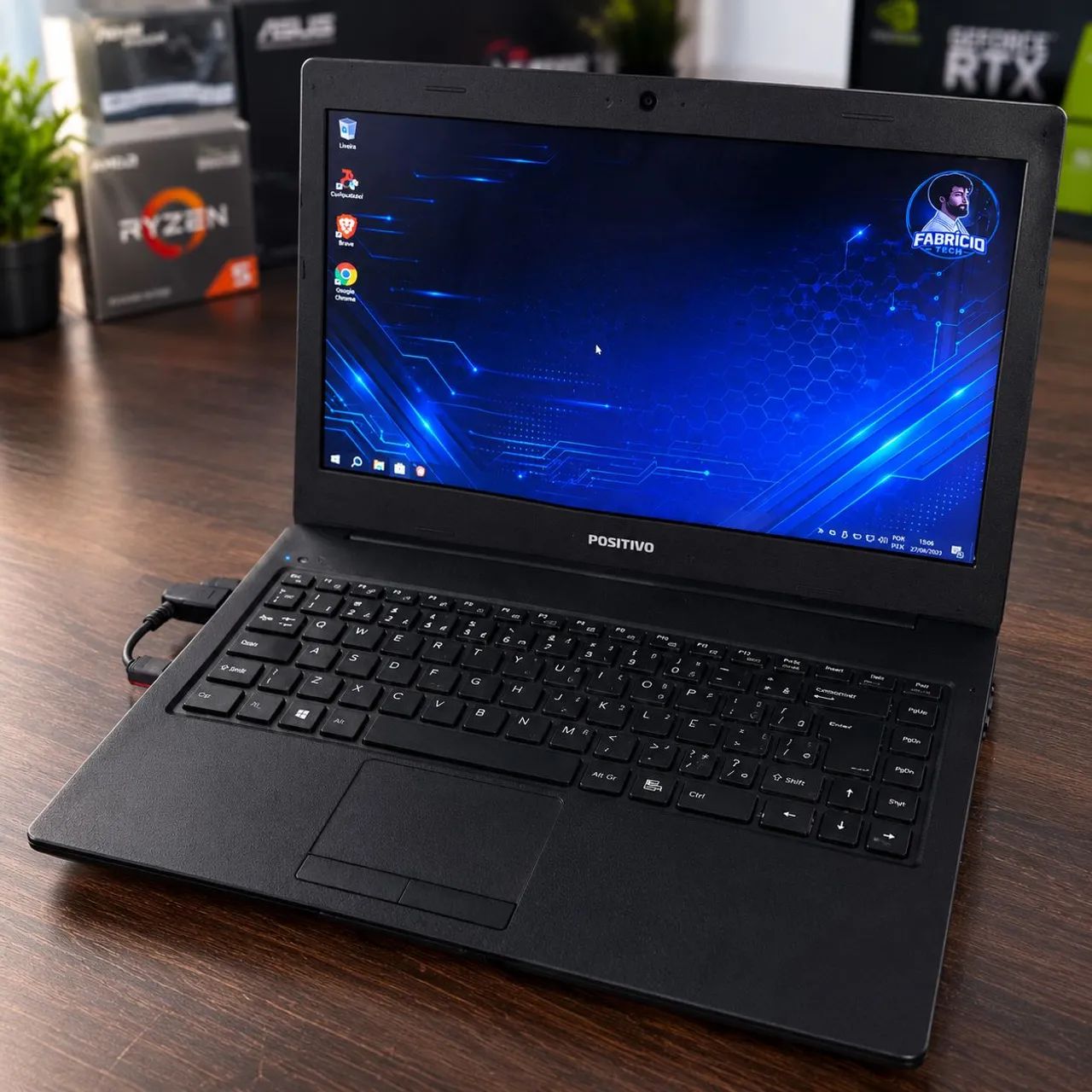 Notebook Positivo - SSD 120GB - 4GB RAM - Intel Celeron