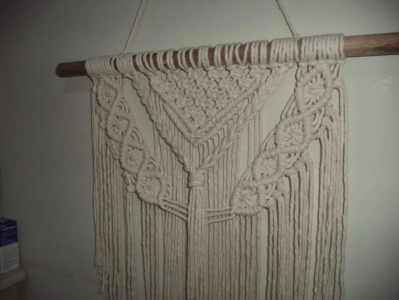 Decoração de macramê