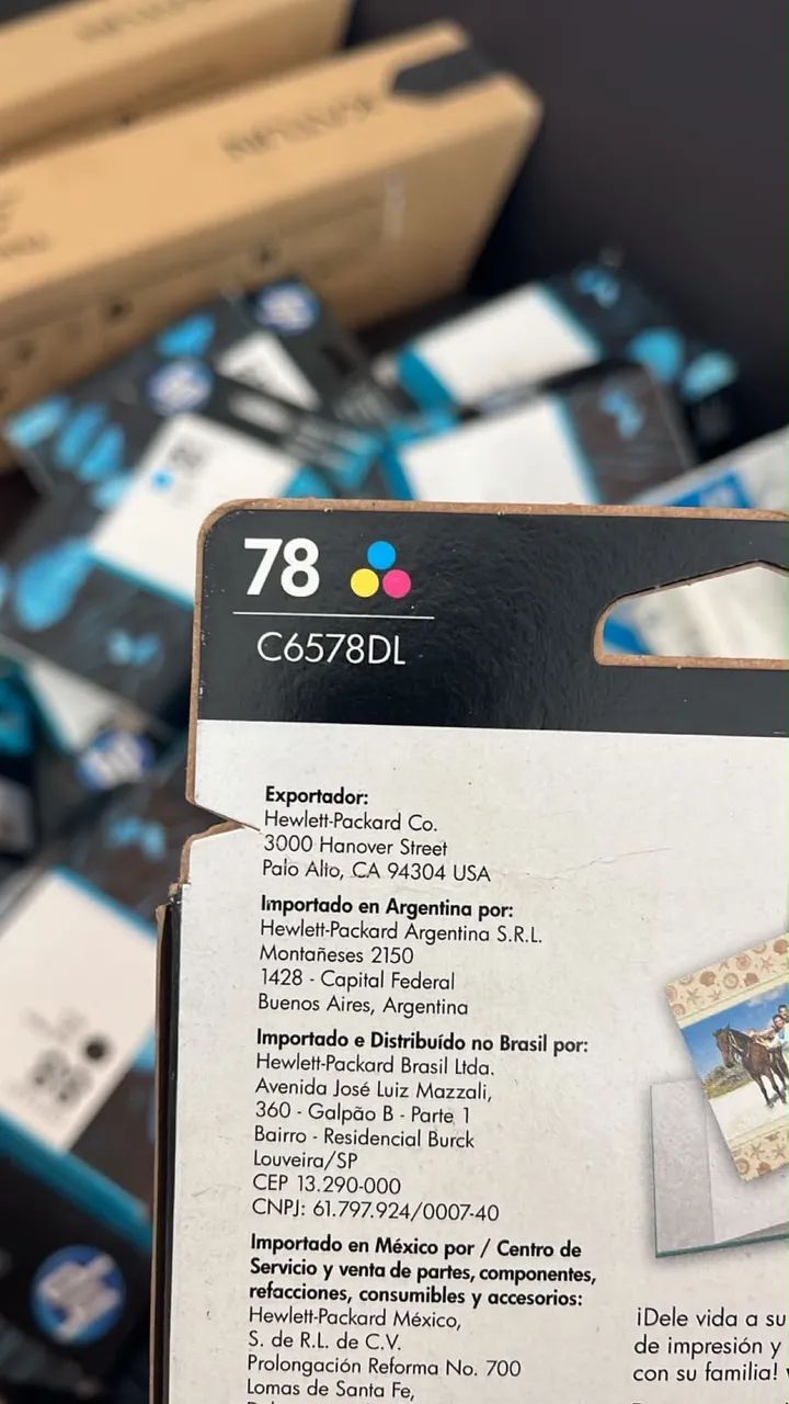 Cartucho Hp original 78 Tricolor C6578DL
