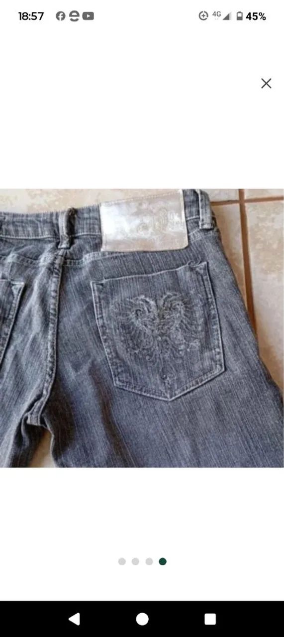 Calça Cavalera feminina vintage jeans tamanho 38