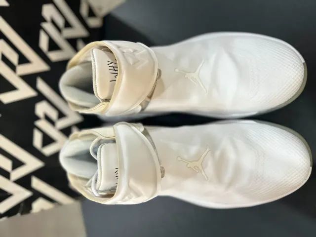 AIR JORDAN WHY NOT ZER0.1 TRIPLE WHITE - Foto 4