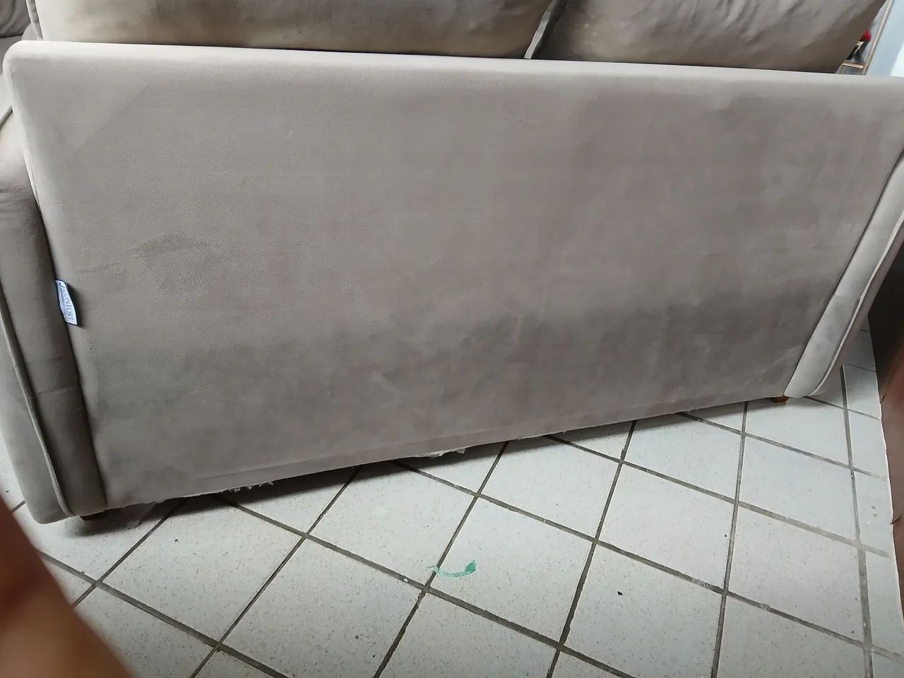 Sofá 1,50m camurça  - Foto 3