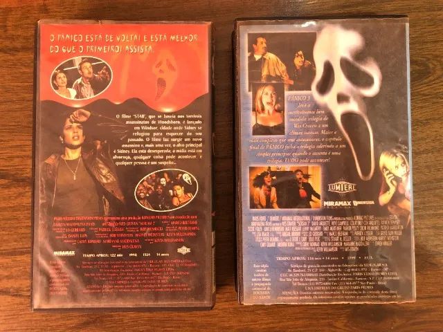 Fitas VHS Pânico 2 e 3 ( Dublado ) - Foto 2