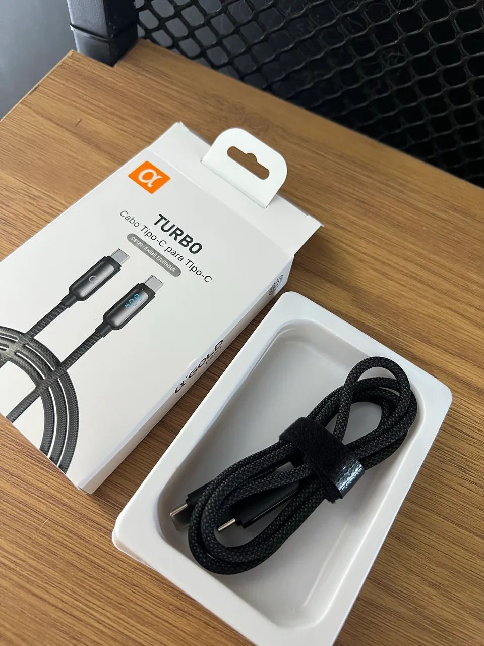 Cabo USB-C Tipo C 60w Trançado De Nylon Compativel com Iphone 1 - Foto 3