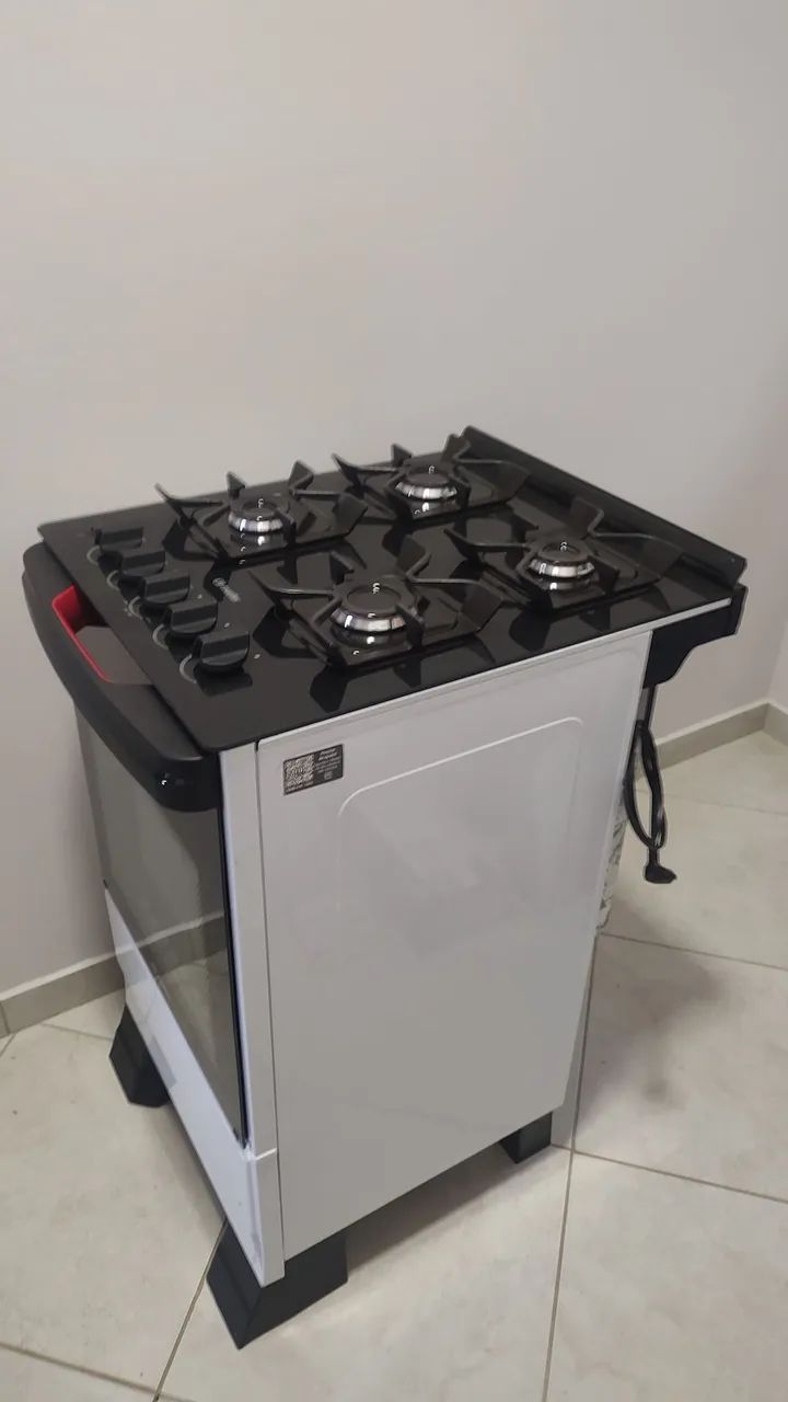 Fogão 4 Bocas com Acendimento Automático e Mesa de Vidro da Mueller em ótimo estado. - Foto 4