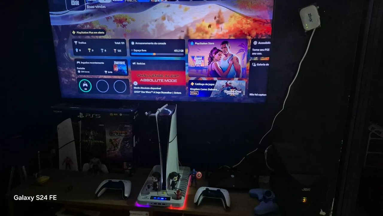 Ps5 Slim versão mais recente de 1 tera  - Foto 3