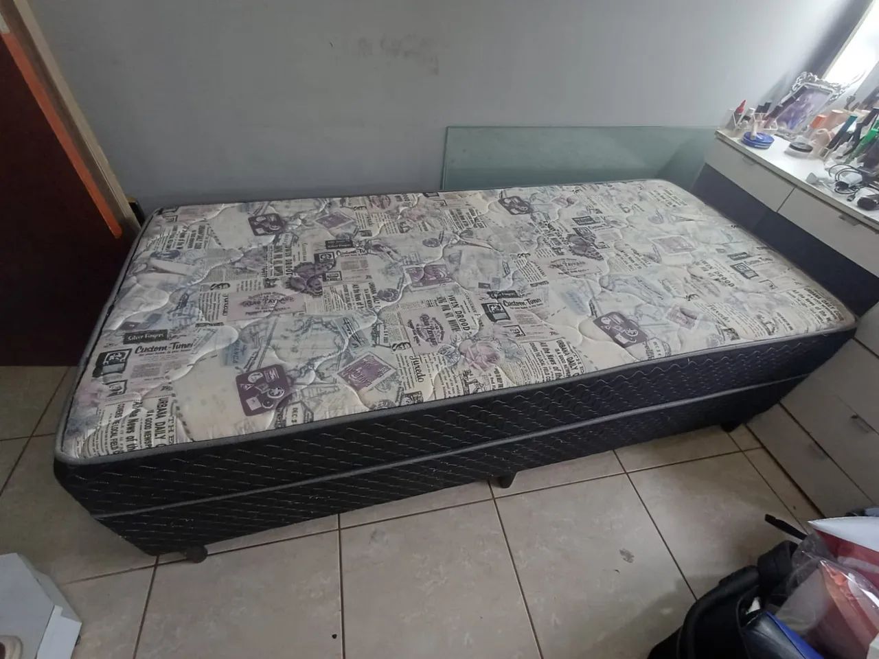Cama box conjugado solteiro gazin - Foto 2
