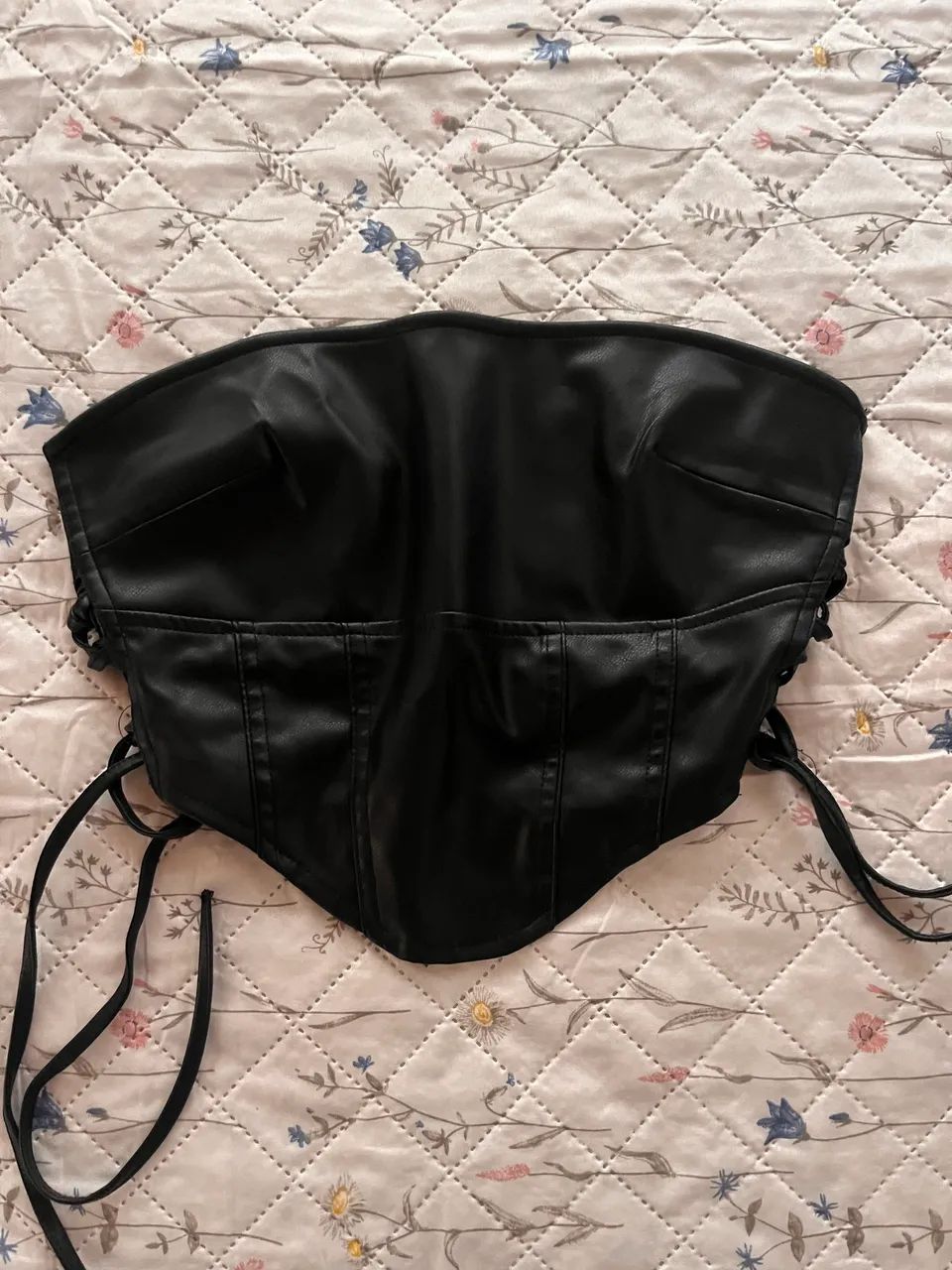 Corset em couro Zara  - Foto 2