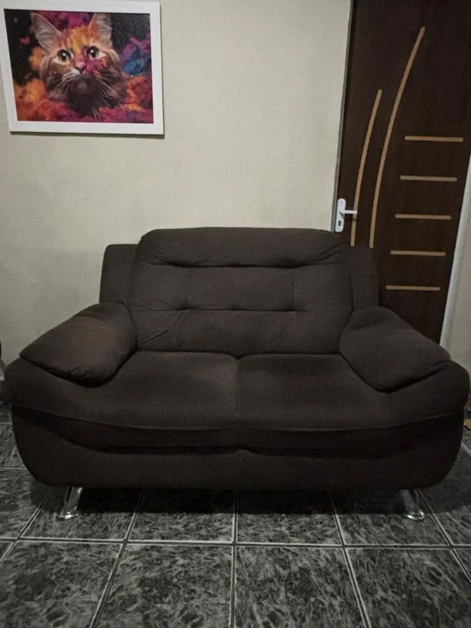 Vendo sofá semi novo 2 e 3 lugares - Foto 3