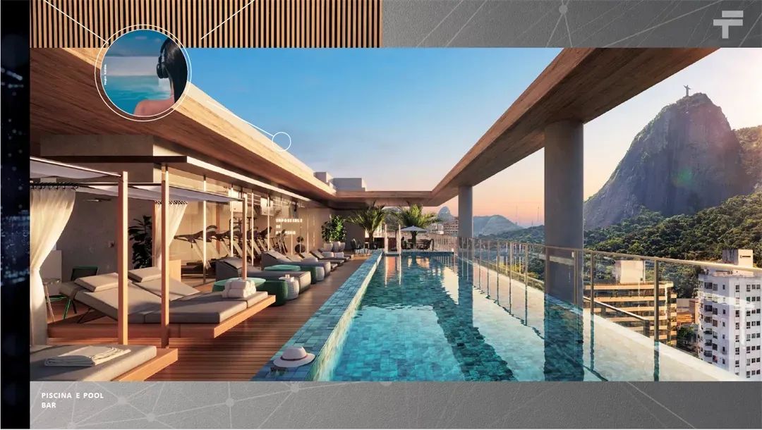 Apartamentos tipo e stúdios, no grande lançamento no Humaitá