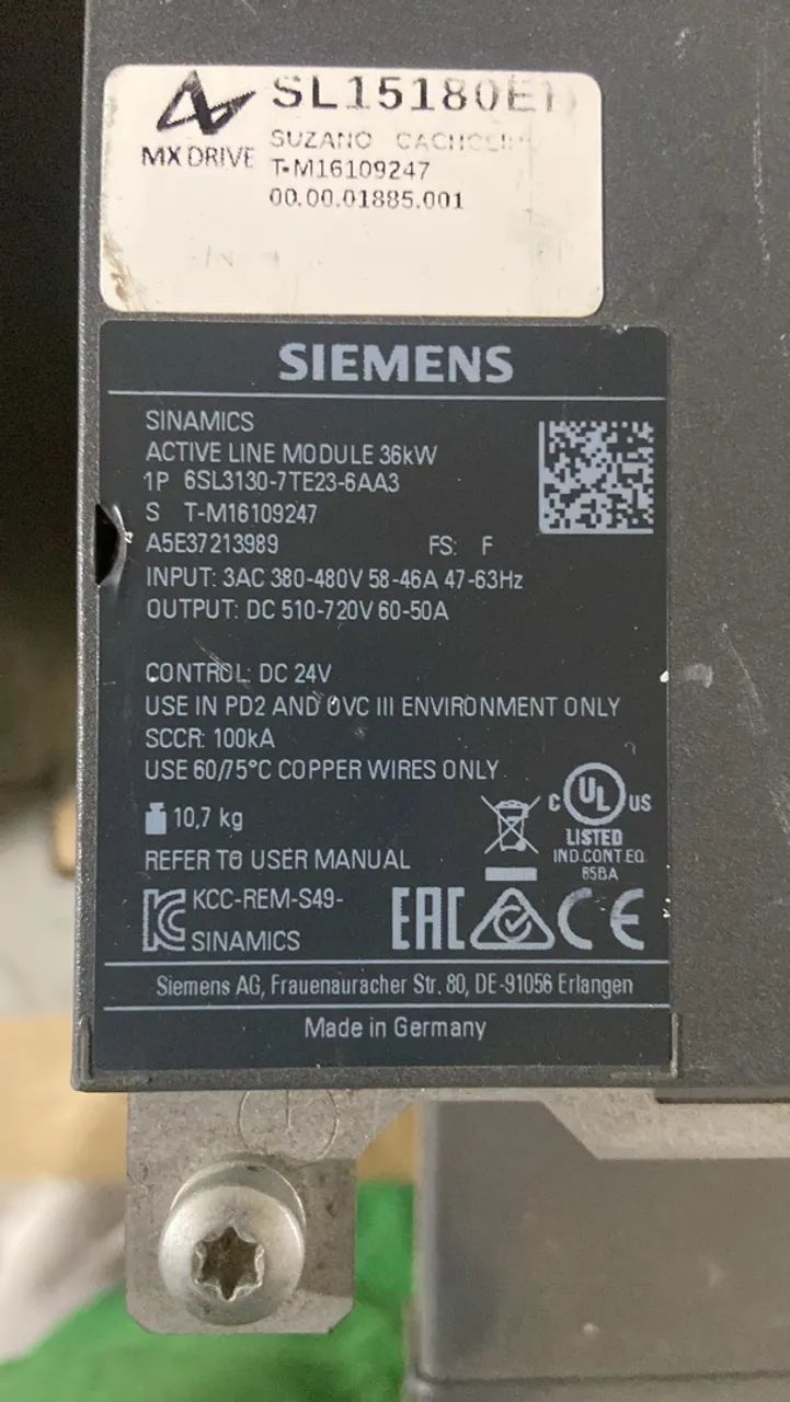 LOTE COM 3 MÓDULOS SIEMENS SINAMICS S120 - Foto 5