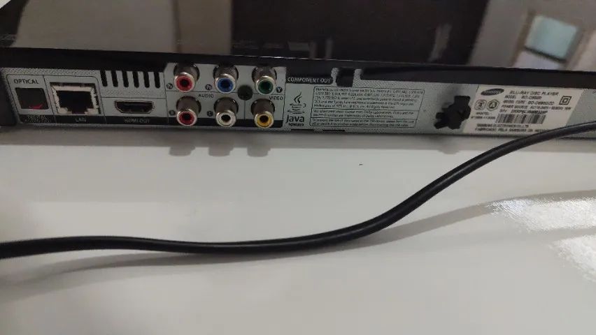 Blu-ray Samsung 3D + 2D BD-D6500 COM DEFEITO DE LEITURA APENAS - Foto 5
