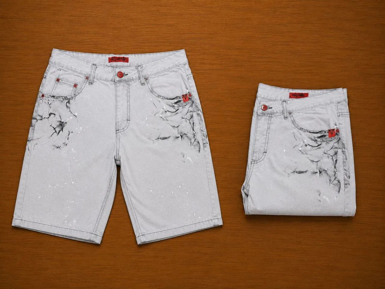 Short jeans jogador 