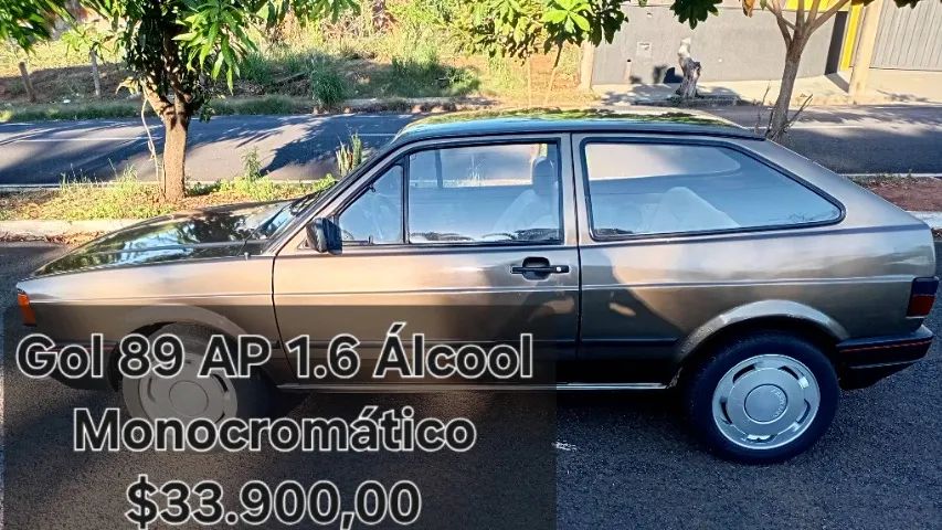 Volkswagen Gol Geração I CL 1.6 8V Álcool Mec. 2P 1989