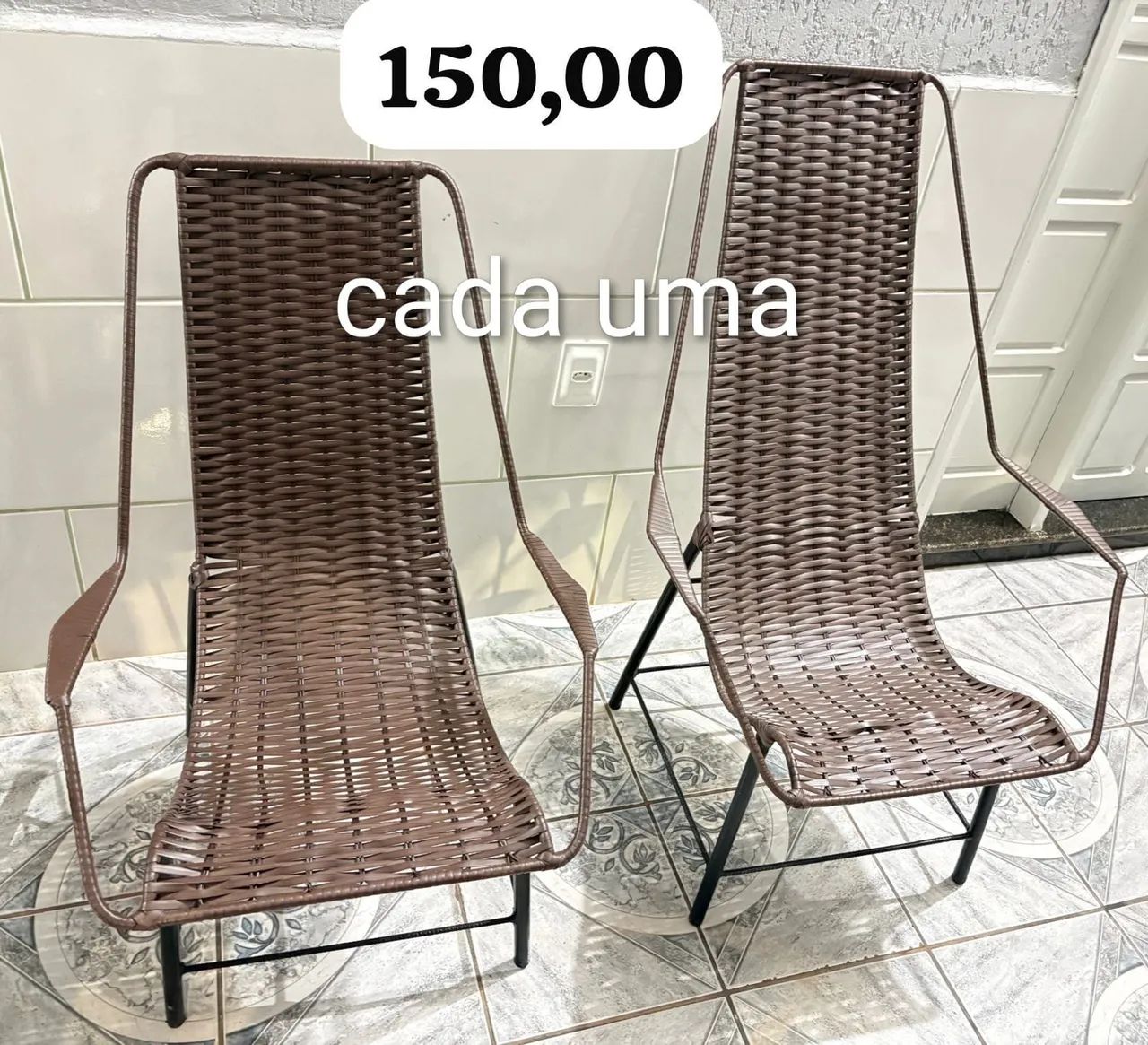 Jogo de cadeiras para área externa  - Foto 3