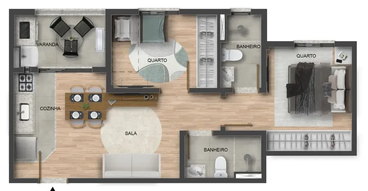 PLANTA 47m²