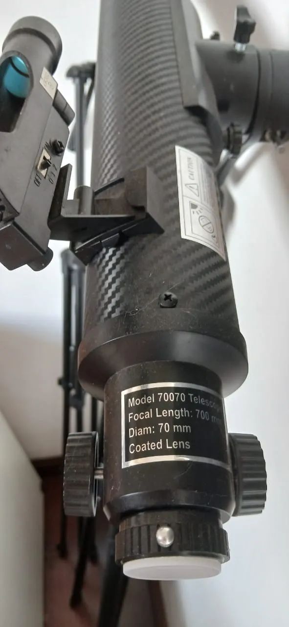 Telescópio Astronômico Greika 70/700 com Tripé - Ver Lua e Planetas - Foto 2