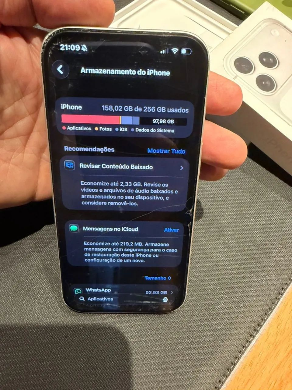 Iphone 17 Pro - Prata 256 GB - Foto 5