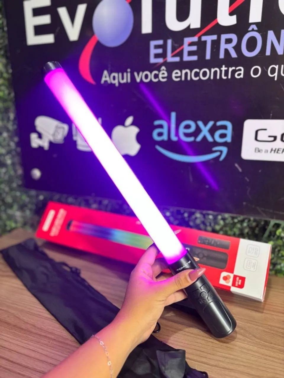 Bastão de Luz de Led RGB - TOMATE - Foto 4