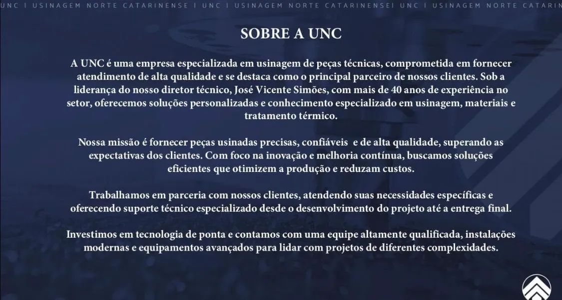 UNC Usinagem