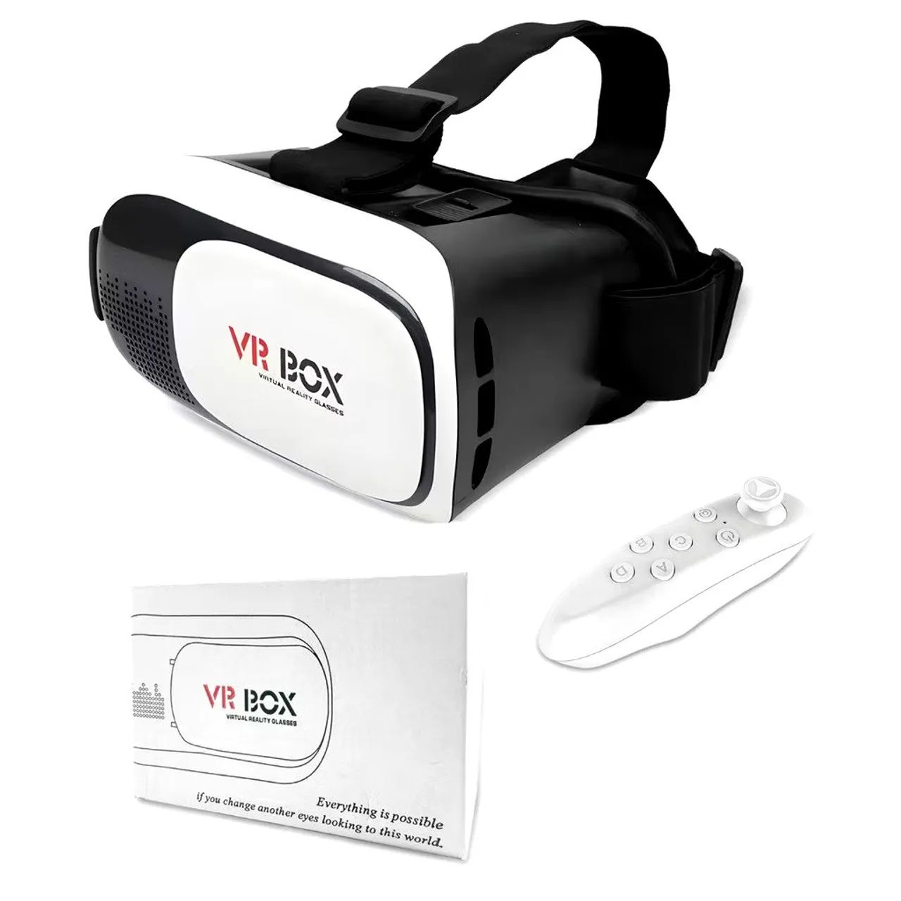 0Óculos Vr Box 2.0 Realidade Virtual + Controle Cardboard 3d Bluetooth MingStore - Foto 4