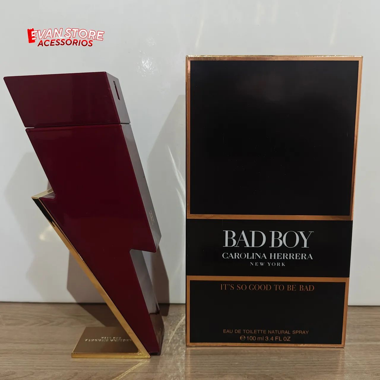 Perfume Bad Boy Carolina Herrera 100ml  - Foto 3