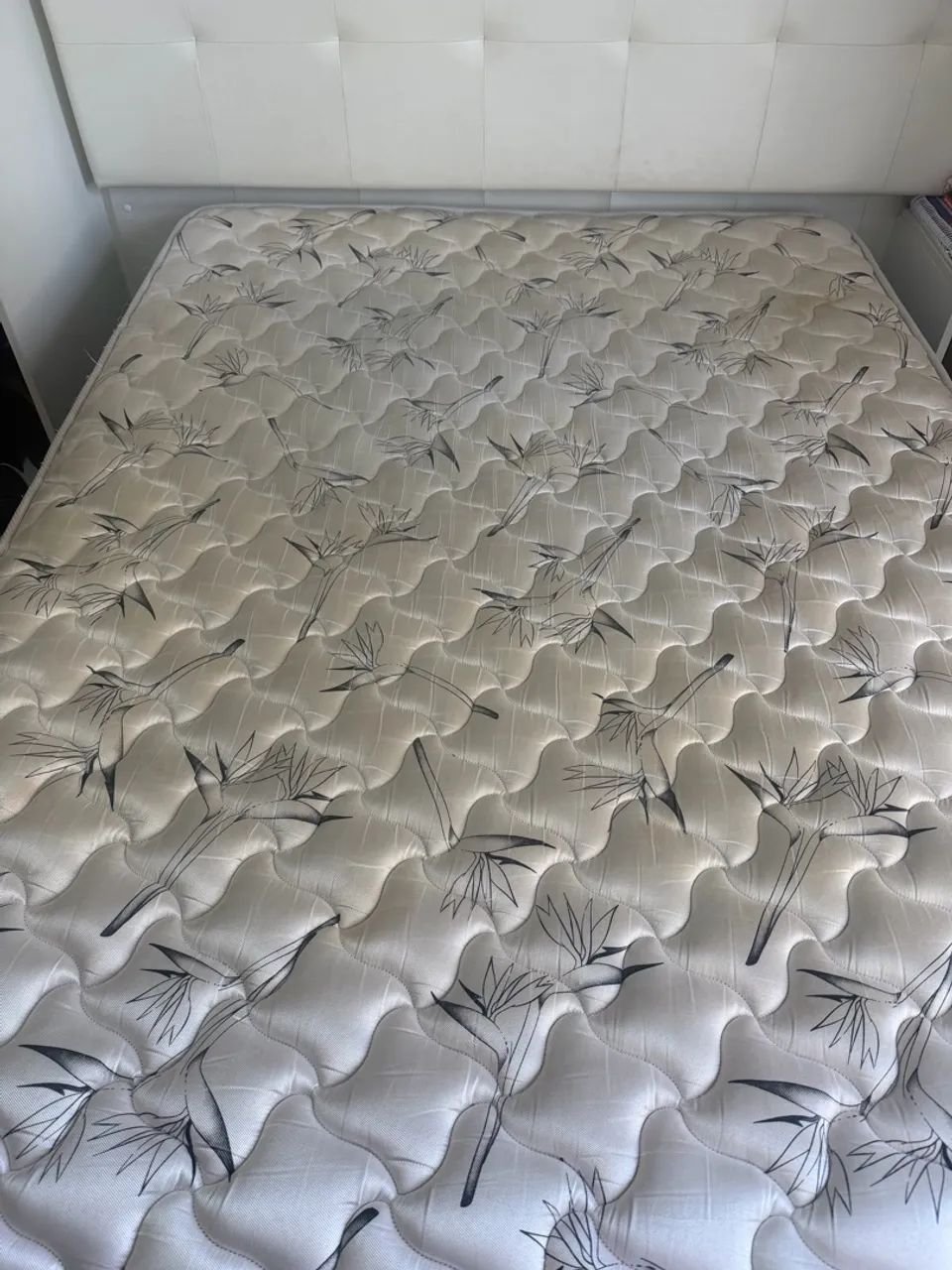 Cama box casal e colchão  - Foto 3