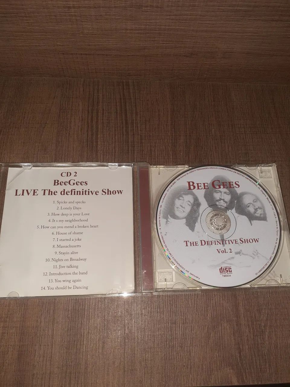 CD BEE GEES LIVE The definitivo show CD 2 - Foto 2