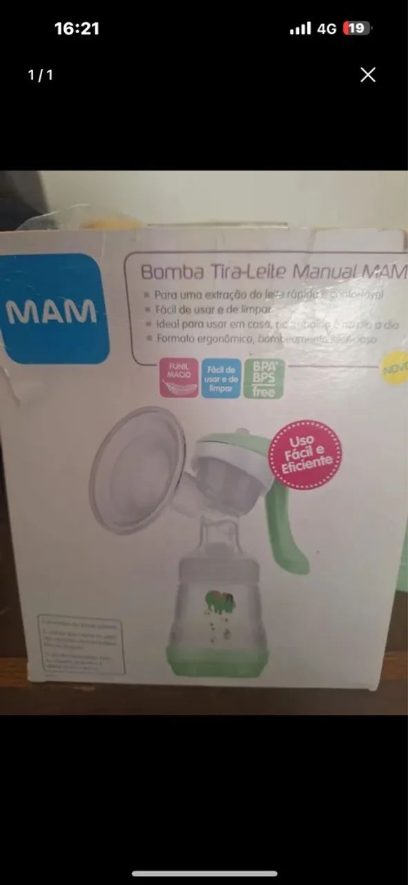 Bomba extratora de leite MAM - Foto 2