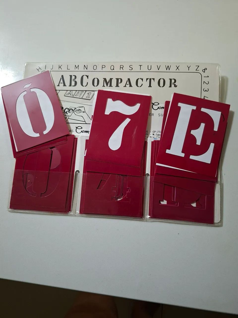 Forma de letras vazadas 75mm Compactor - Foto 3