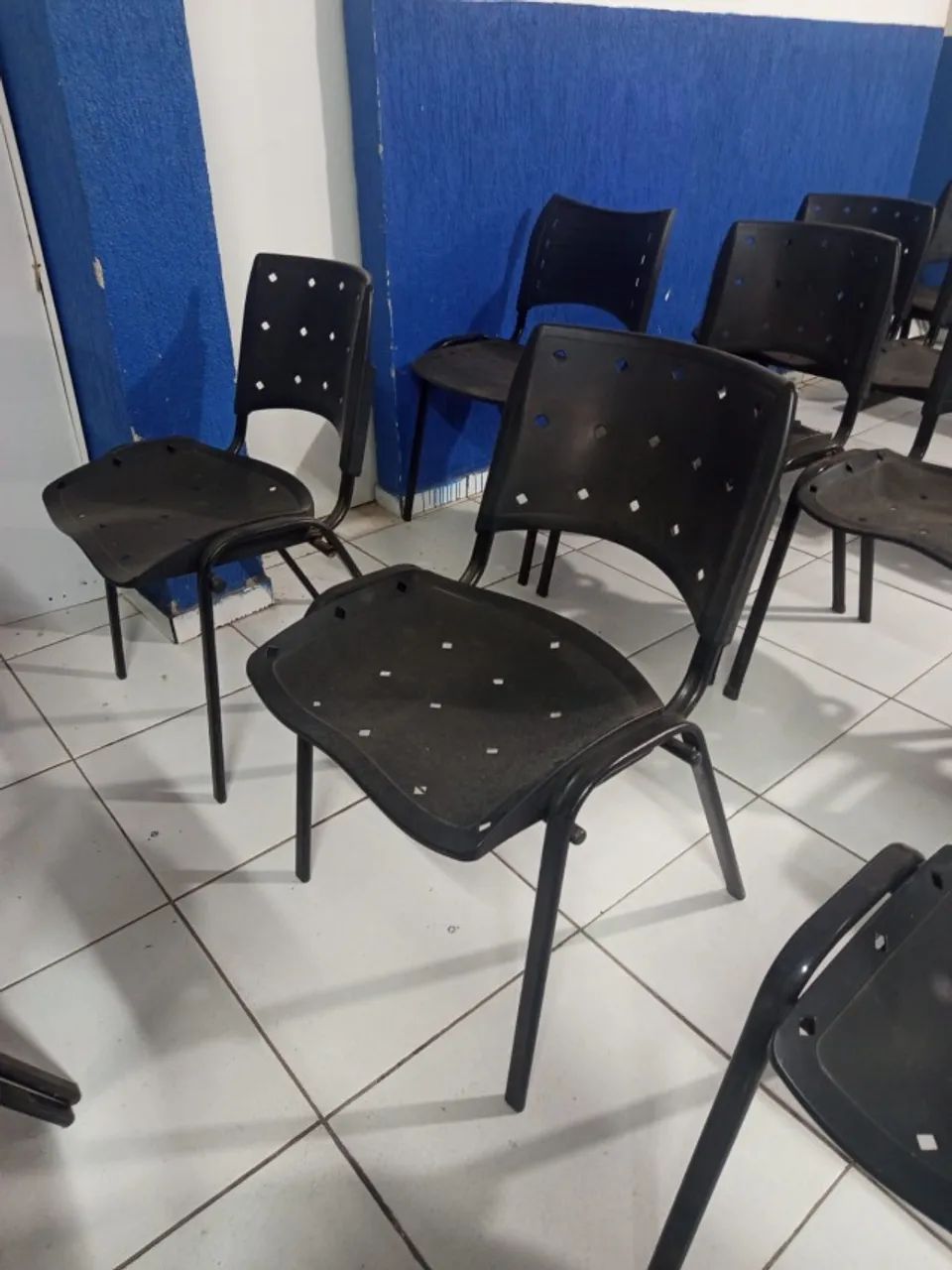 Cadeira única preta 