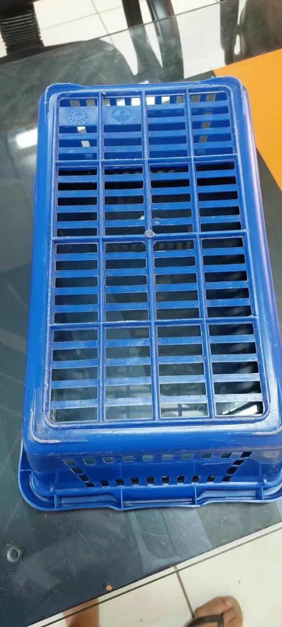 Cesta Plástica de supermercado Keiko Cm13G 13 Litros Azul - Foto 3