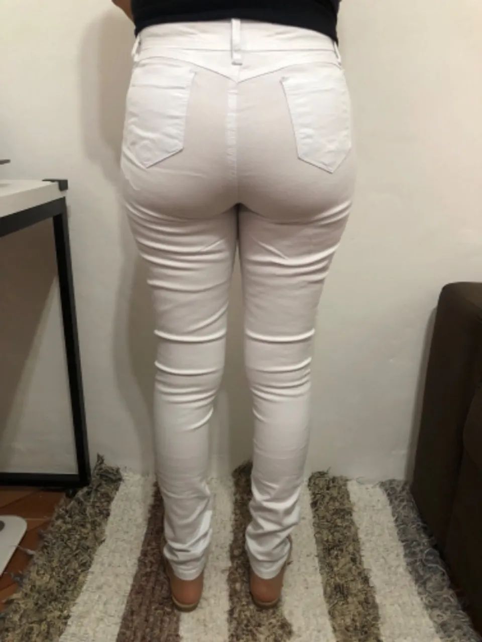 Calça jeans branca 38 NOVA - Foto 2