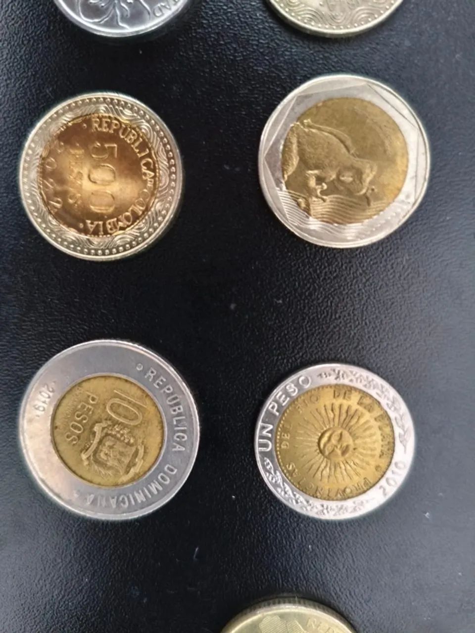 Moedas diversas para coleccionador (Pesos dominicanos, Colombianos e Argentinos) - Foto 5