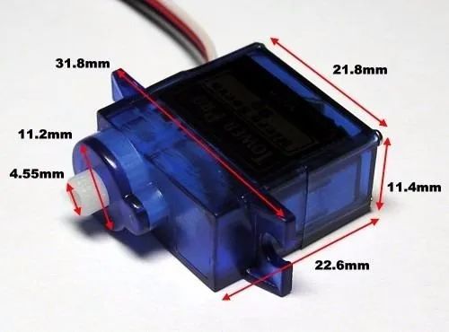 arduino servo motor tower pro 9g sg90 - Foto 2