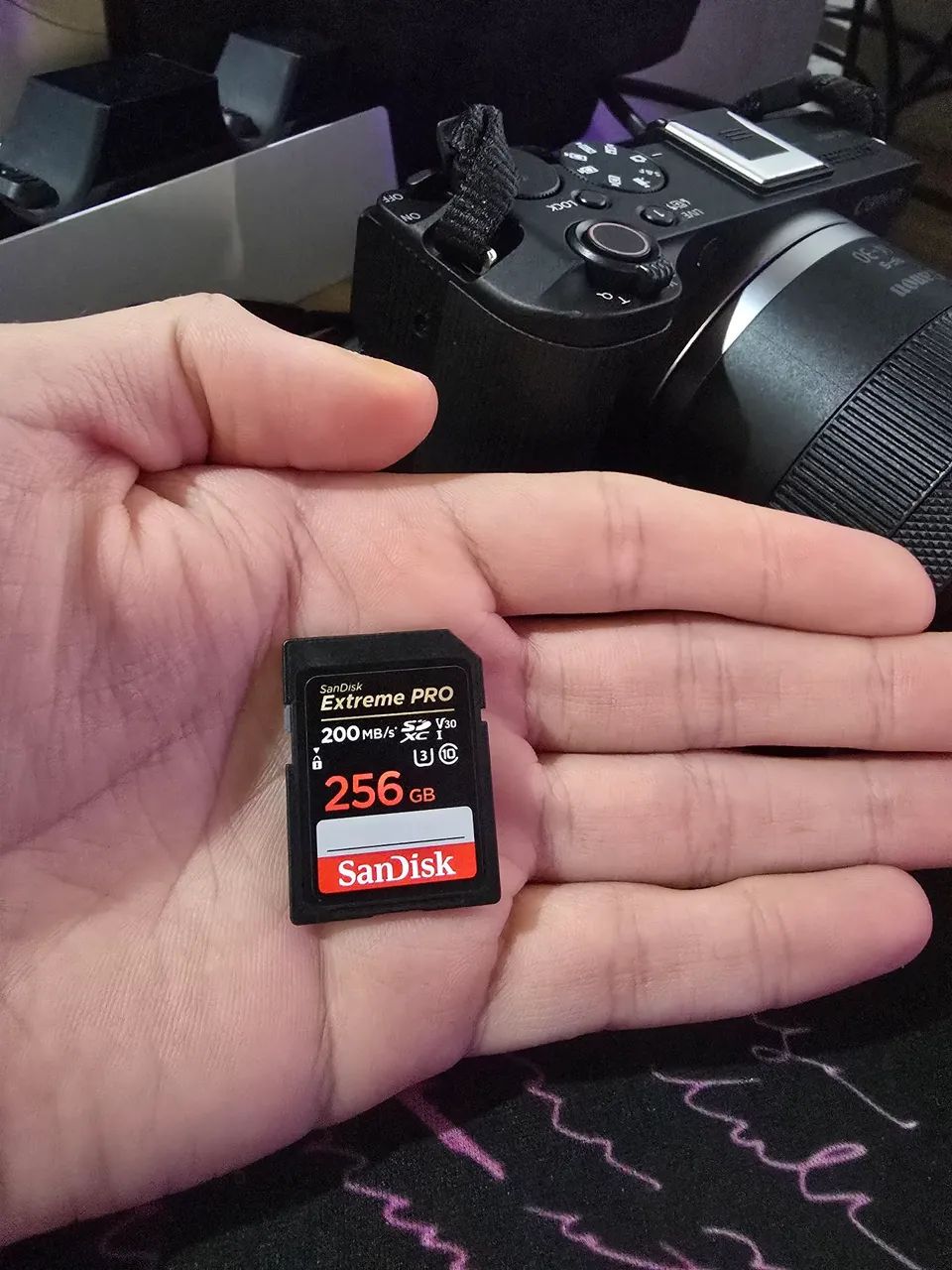 Cartão SD Sandisk 256gb 
