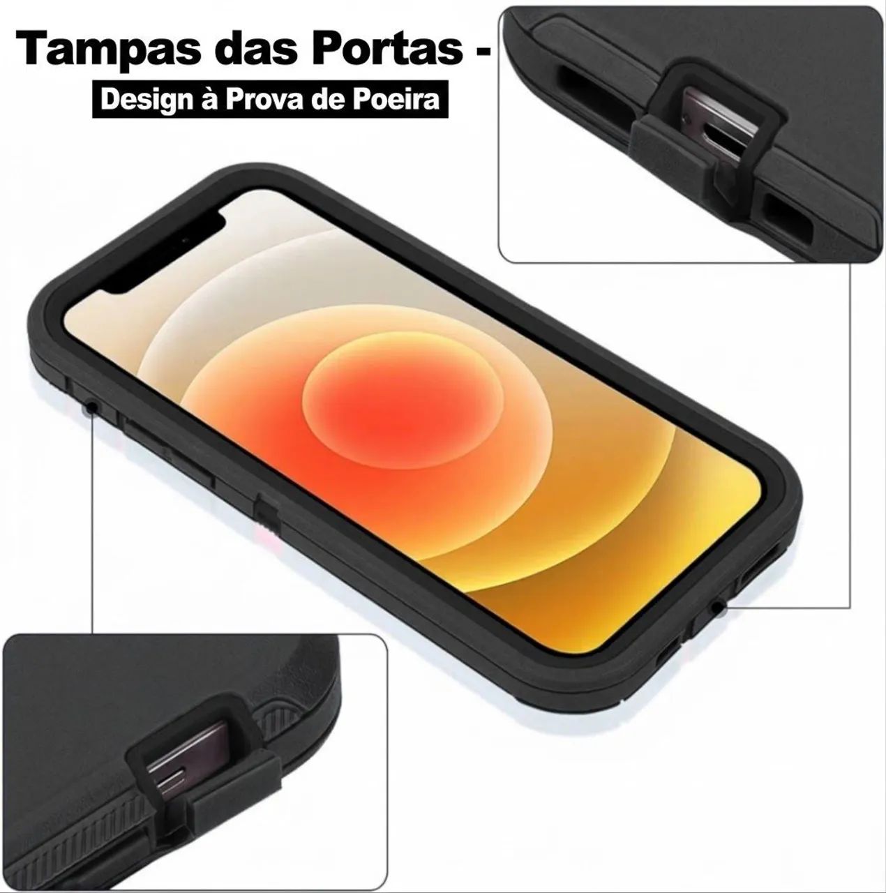 iPhone Capa Protetora Rígida Super Resistente à Prova de Quedas (ENCOMENDA) - Foto 3