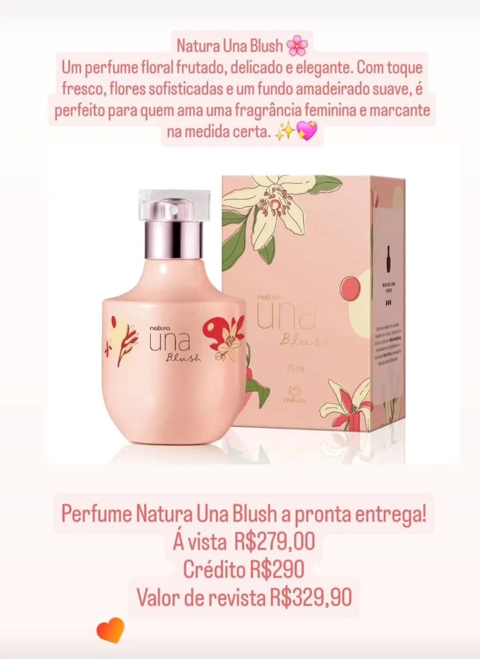 Perfume Natura Una Blush