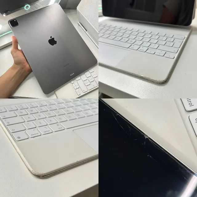 iPad Pro 12.9 (6º geração) 128Gb + Magic Keyboard + cabo e fonte original Apple  - Foto 2