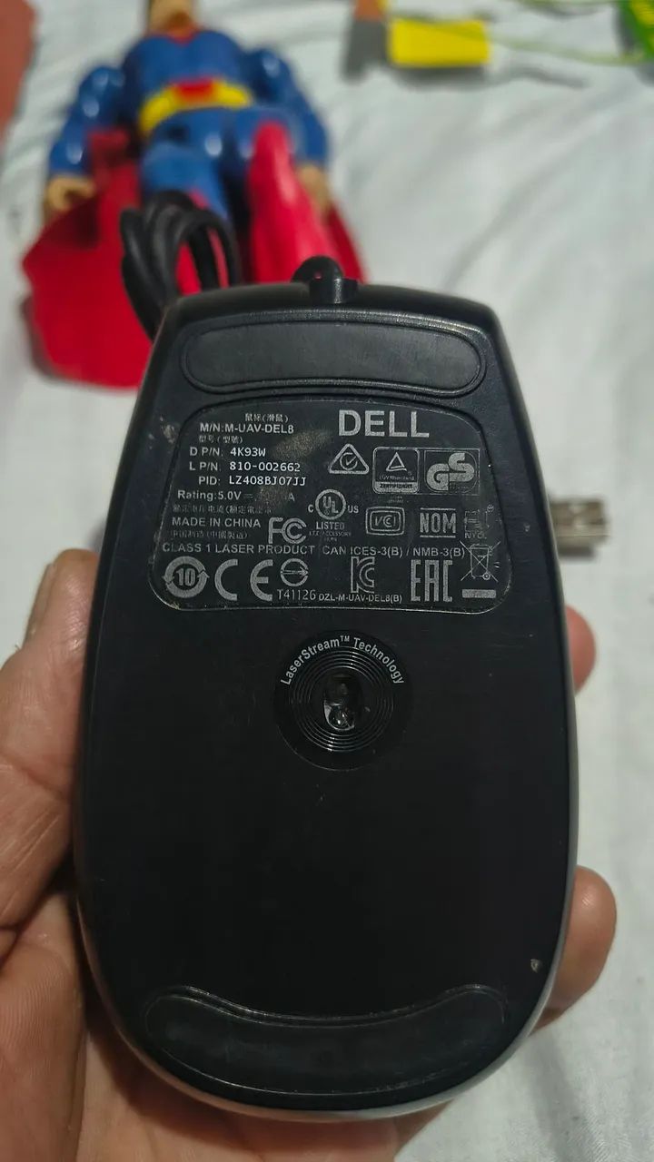 MOUSE DELL COM FIO USB - Foto 5