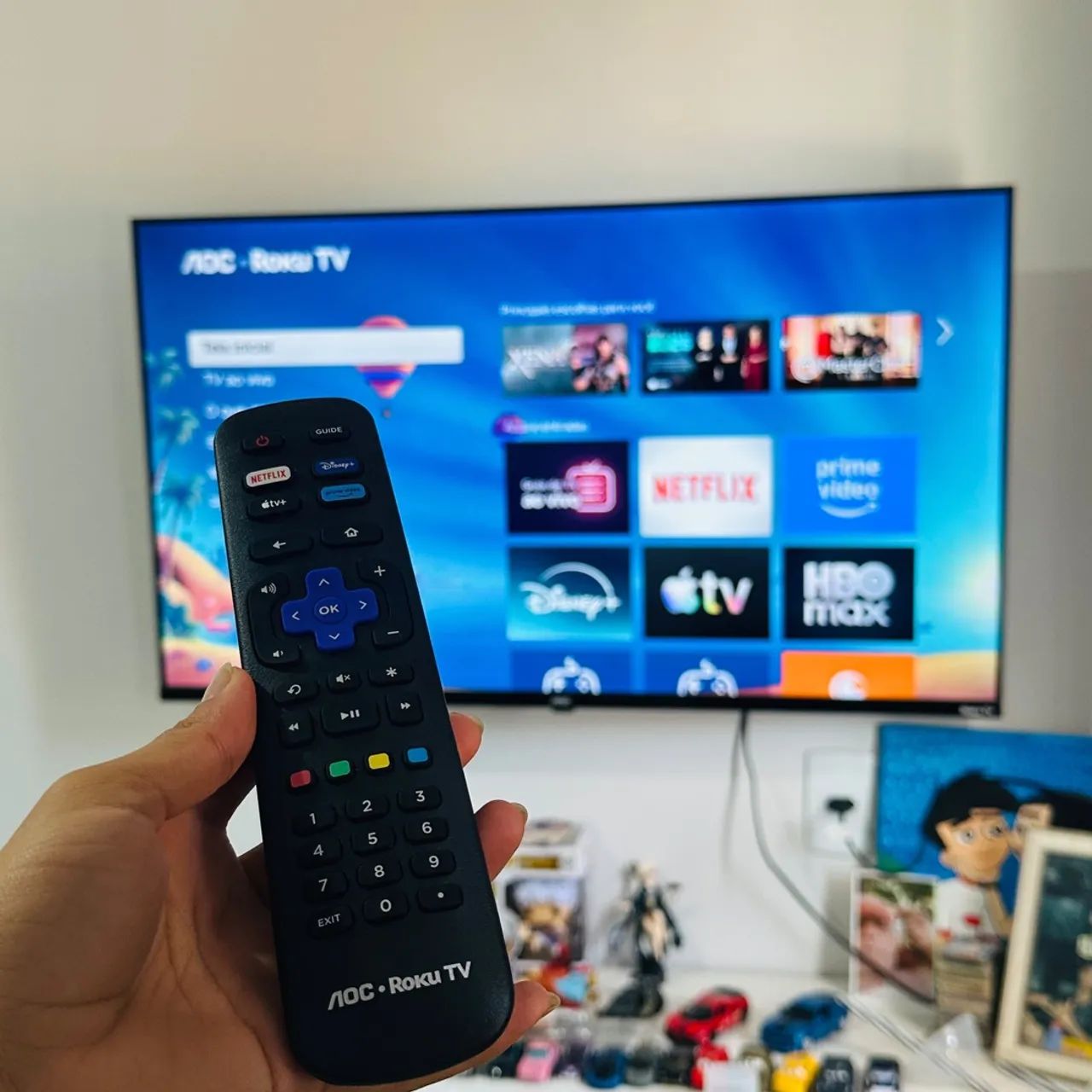 OPORTUNIDADE! SMART TV AOC ROKU 43 - ESTADO DE NOVA  - Foto 2