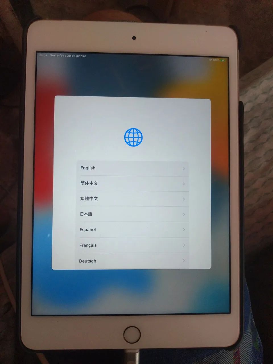 iPad 4 mini não pega chip