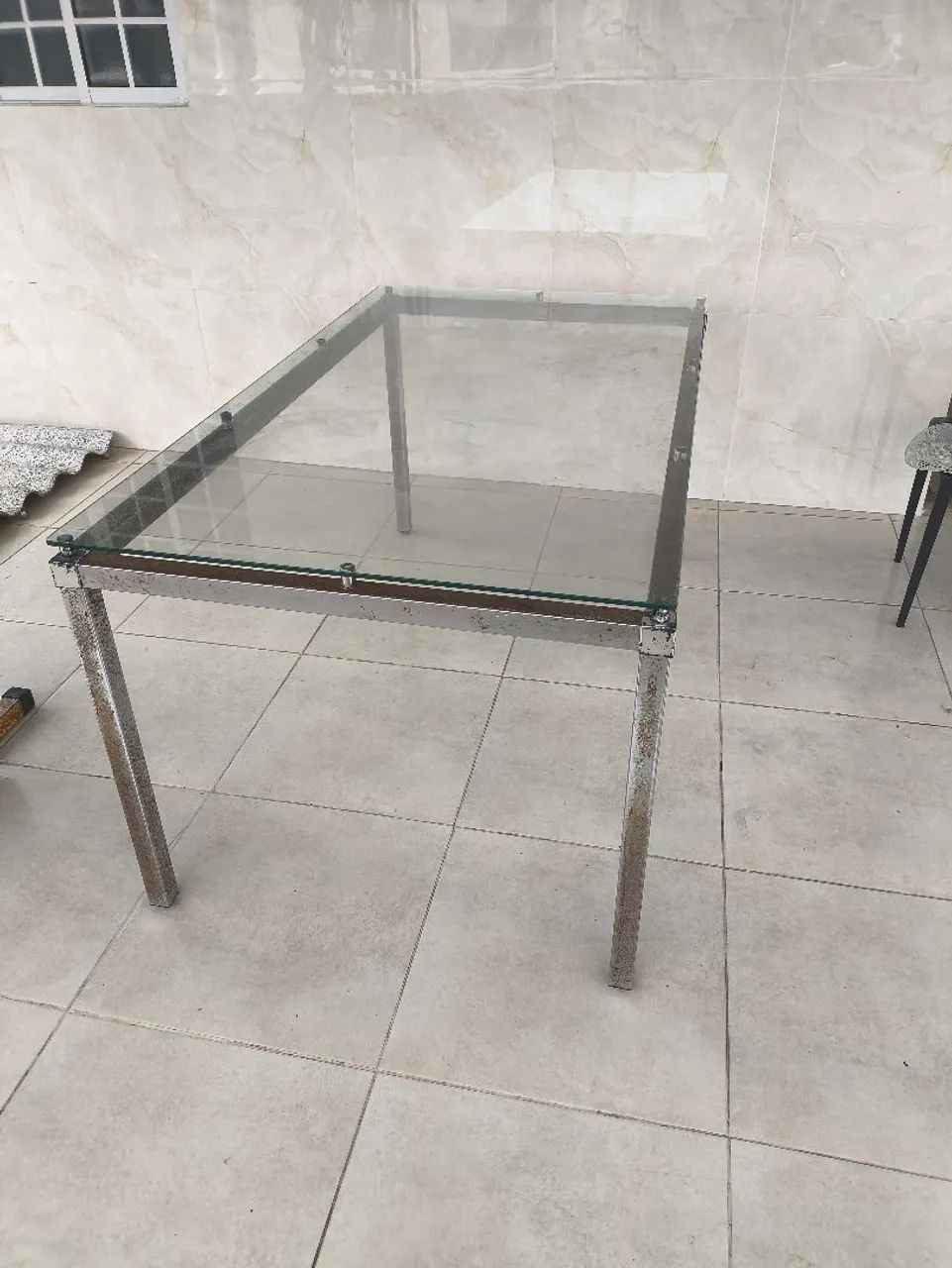 Mesa tampa de vidro 1,60 por 0,90 - Foto 2