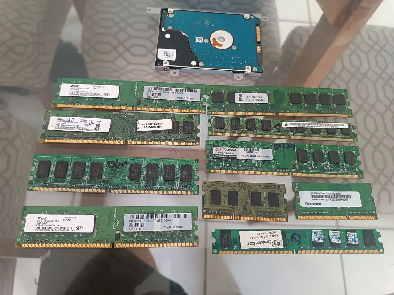 Vendo essas memórias RAM e esse HD  - Foto 4