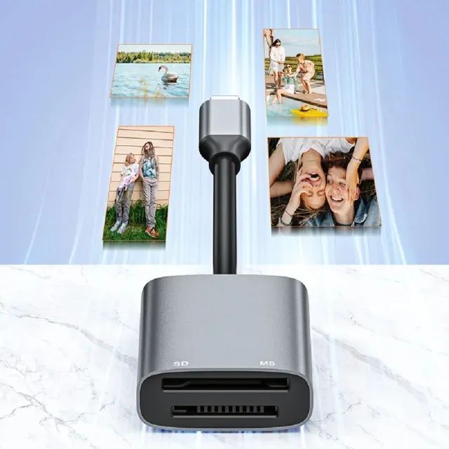 Leitor de Cartão SD | Memory Stick MS | Android e iOS | Plug & Play -Entrega Grátis- - Foto 4