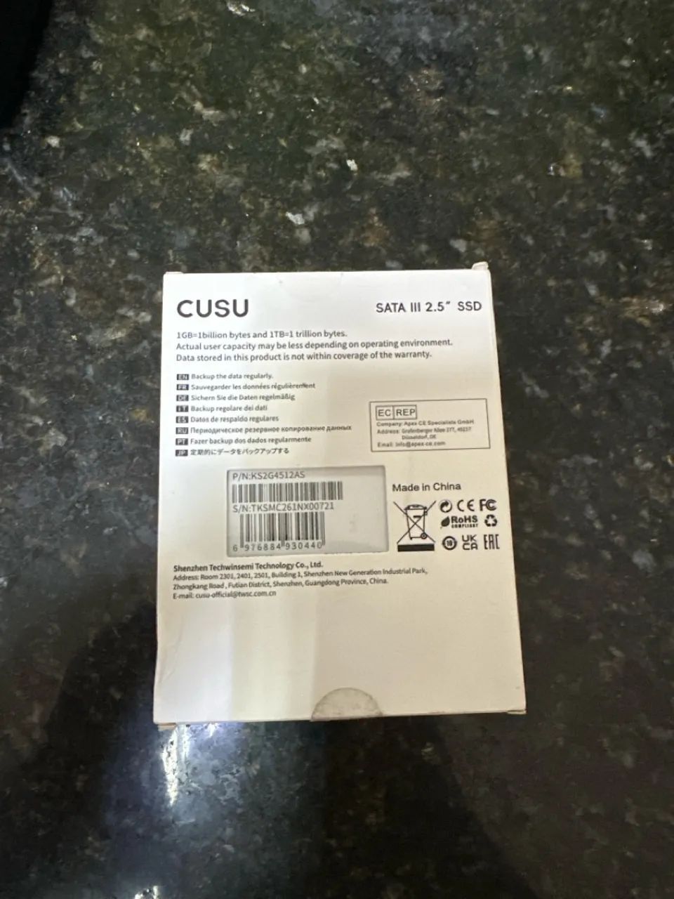 Ssd 512Gb lacrado + Case  - Foto 2
