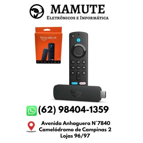 Amazon Fire Stick 4k Wi-fi 6 Com Alexa Por Voz Inteligente 