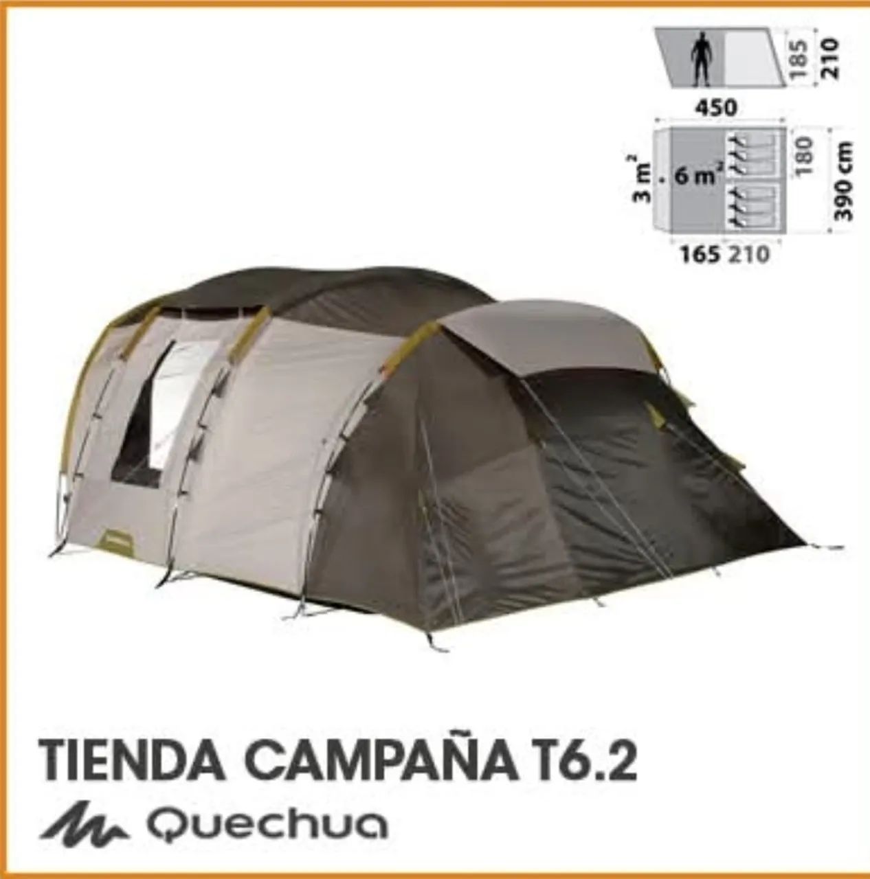 Barraca de camping Quecha T6.2 - Foto 4