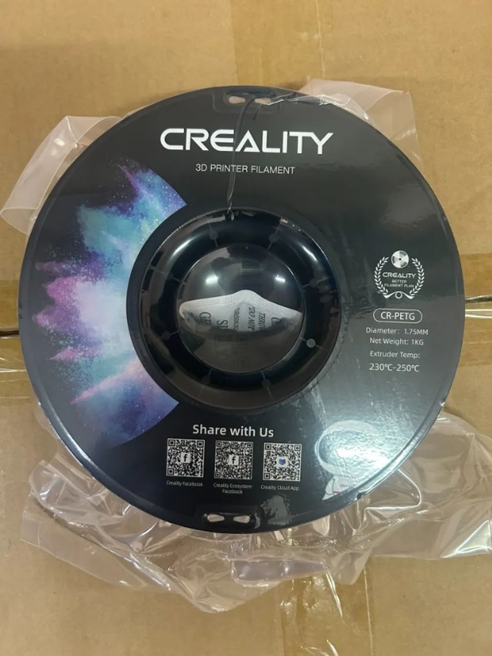 Filamento PETG - 1kg para impressora 3D (varias cores)